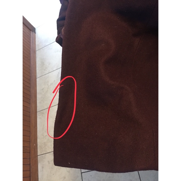 ❌SOLD❌Kenneth Cole burgundy maxi coat ** FINAL PRICE - Picture 6 of 6